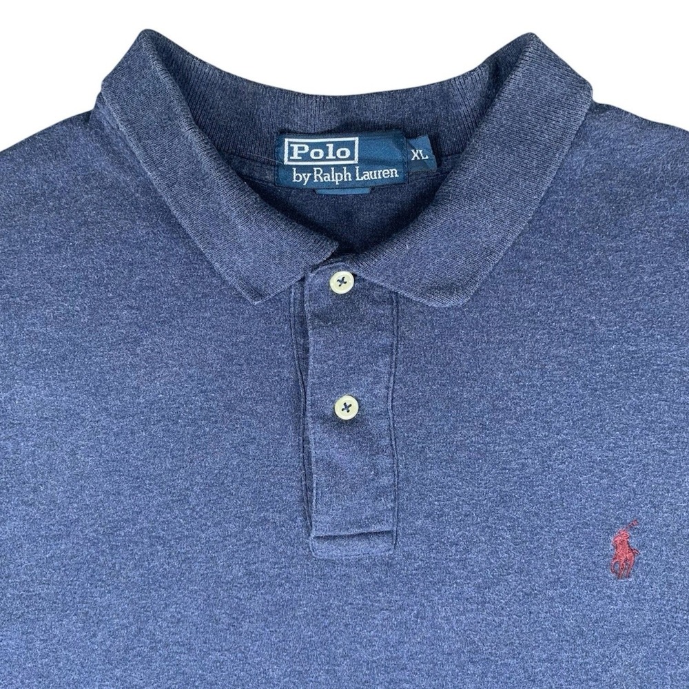 Ralph Lauren Polo Shirt Men's XL Blue Casual Polo Pony Logo Preppy Classic Shirt